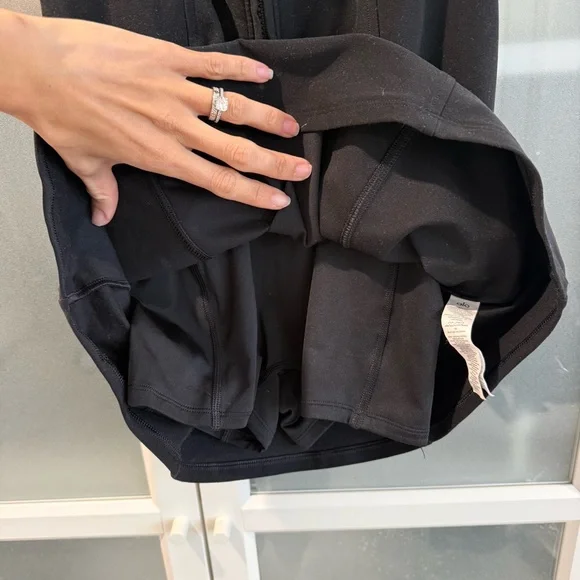 ALO Black Sleeveless Dress w/ built in shorts - Picture 3 of 6